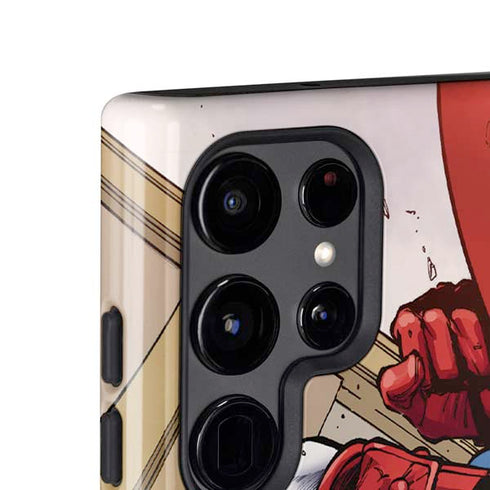 Marvel Captain America Epic Shield Break Galaxy S25 Ultra Impact Case